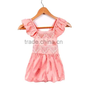 2017 Children Clothing Lace Jumpsuits of the Girls for Summer thumbnail-1