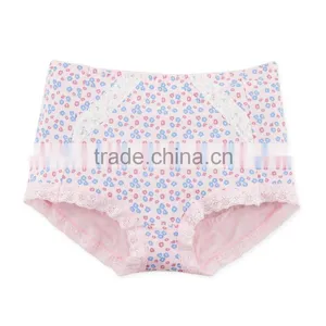 Printing Best Quality 95% Cotton 5% Spandex With Lace Custom Sexy Fancy Woman Underwear thumbnail-1