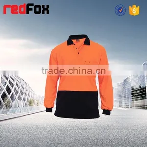Black Cheap 100% Polyester Safety T-shirt for Worker Made in China Mining Safety T-shirts Cheap Green Men T-shirt ce En471 thumbnail-3