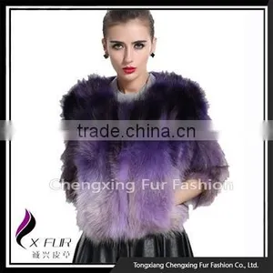 CX-G-A-01D 2016 Hot Sale Fashion Women Raccoon Fur Jacket Winter Jacket For Wholesale thumbnail-4