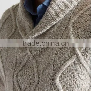 High Quality Men's Sweater With Shawl Collar (BKNM23) thumbnail-3