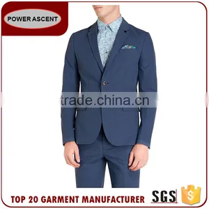 Wholesale Spring Summer Half Lined Polyester Viscose Jacket Blazer Best Brands Men'S Fashion Suit Design thumbnail-2