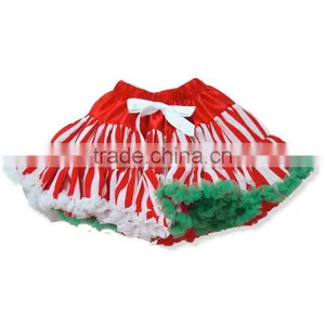 Red Pettiskirt TuTu Dress For Girls Christmas Puffy Tulle Skirts thumbnail-3