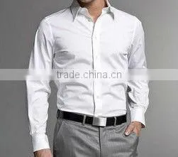 Fashionable Mens Shirts 2014 Newest Style Stylish Cotton Solid Color Slim Fit Comfortable Men's Office Shirts thumbnail-1