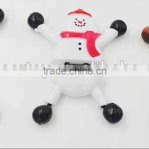 Funny Sticky Snowman on Wall Climbing Snowman Christmas Decoration Toys thumbnail-1