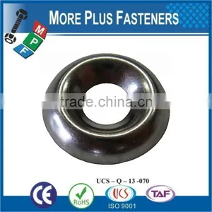Made in Taiwan Black Steel Brass Plated Stainless Steel Finishing Washer thumbnail-2