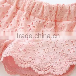 Wholesale Baby Girls Lace Sequin Cotton Shorts Childrens Boutique Clothing thumbnail-5