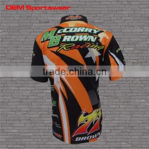 Cudtom Motorcycle Racing Crew Shirts Suits thumbnail-4