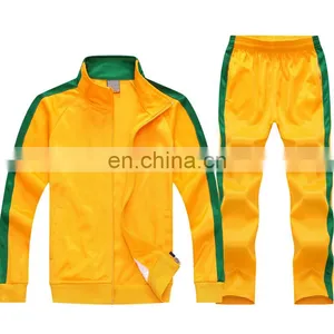 2017 Free Sample Contrast Color Taped Sleeves Tracksuits Bulk thumbnail-4