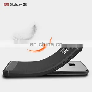 Carbon Fiber Pattern Soft TPU Back Cover Case for Samsung Galaxy S8 thumbnail-6