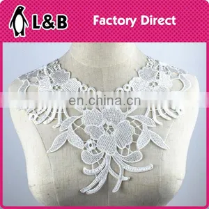 Fashion Polyester Chemical Lace Embroidery White Neck Lace Collar thumbnail-3