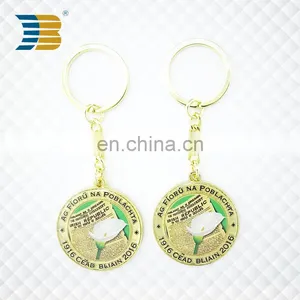 Promotion Enamel or Print Custom Metal Key Chain thumbnail-6