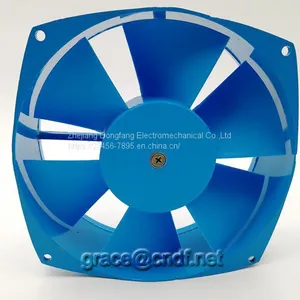 CNDF 200FZY2-D Blue Cooler Industry Exhaust Cooling Fan 200x210x71mm 2 Years Warranty and CE Certificate thumbnail-1