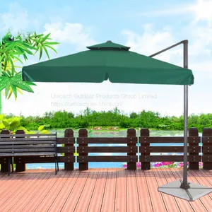 Luxury Roman Style 360 Degree Rotatable Square Patio Umbrella thumbnail-1
