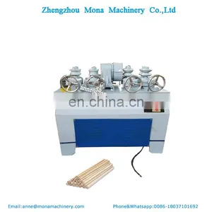 High Speed Automatic Brush Handle Making Machine Wood Rod Sanding Machine |wood Broom Handle Screw Making Machine Threaded thumbnail-6