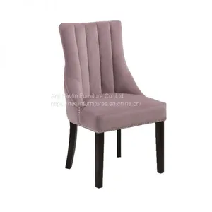 Velvet Pink Dining Chairs,Side Chair HL-6064-2 thumbnail-1