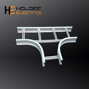 Stainless Steel 316 Ventilated or Perforated Troughe Cable Tray Equal Cross Beed Rad=300mm Without Cover thumbnail-2