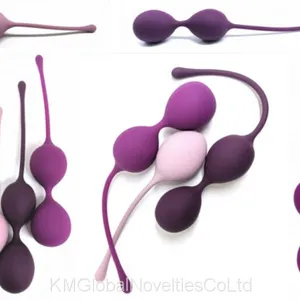 First Time Triple Lover Balls - Duotone Ben Wa Kegel Weights - Pelvic Floor Exercise - Adult Sex Toys thumbnail-1