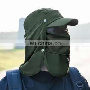 2020 New Design Couples Light String Outdoor UV Protection Sun Hats Bucket Fishing Bucket Hat thumbnail-6