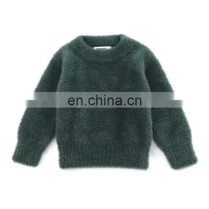 Baby Sweaters Girls' Sweet Sold Sweater Autumn Winter Warm Tops Kids Clothing thumbnail-6
