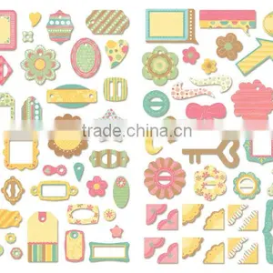 DIY Craft Gift Box Set Chipboard Shapes & Tags Chipboard Scrapbook Decor thumbnail-3
