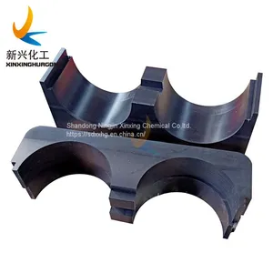 Customized UHMWPE Machined Pipe Spacer Duct Support thumbnail-2