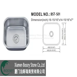 Undermount Stainless Steel Sink thumbnail-1