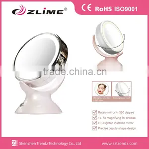Double Sided 1x / 5x Magnifying Led Makeup Compact Mirror thumbnail-2