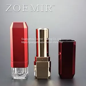 High Quality Cosmetic Packaging Empty Luxury Crystal Lipstick Tube thumbnail-1