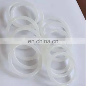 Standard Sizes Clear Silicone Round Rubber Seal O Rings thumbnail-1