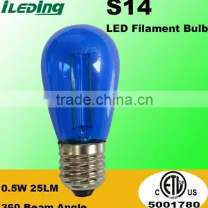 ETL Approved S14 LED Filament Bulb thumbnail-1