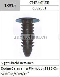 RADIATOR GRILLE SIGHT SHIELD RETAINER Chry:6502381 thumbnail-1