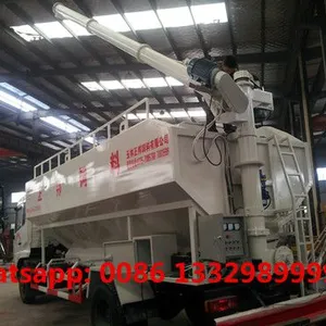 High Quality DONGFENG TIANJIN 10T-12T Animal Feed Pellet Transported Vehicle for Sale thumbnail-2
