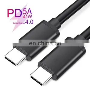 3A USB C to USB Type C Cable Quick Charge 3.0 100W PD Fast Charging Mobile Phone Charging Type-C Charger thumbnail-1