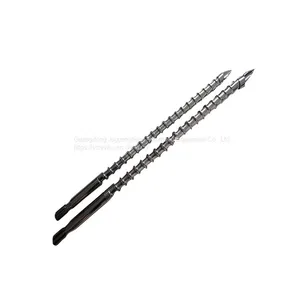 Double Alloy Screw for Vertical Injection Molding Machine Processed By Advanced Nitriding Technology With Hard Gold thumbnail-1