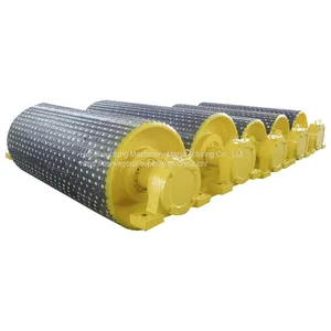 Conveyor Belt Steel Ceramic Non-Drive/Head/Bend/Take Up/Snub/Tail Rubber Lagging Drum Pulley thumbnail-1