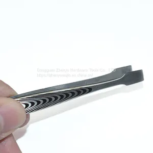 Flat Mouth Tweezers Anti-static Stainless Steel High-precision Clip Stamp Plucking Hair Phone Maintenance Thickened Flat Tweezers St-34a thumbnail-3