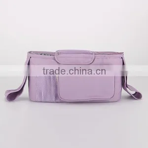 Deluxe Black Stroller Organizer/Baby Diaper Bag Stroller Organizer/Stroller Travel Carry Bag Quality Choice thumbnail-6