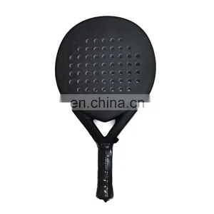 Custom DIY Logo Padel Racket Carbon Fiber 3K 12K 18K Soft EVA Professional Customized Padel Racket thumbnail-3