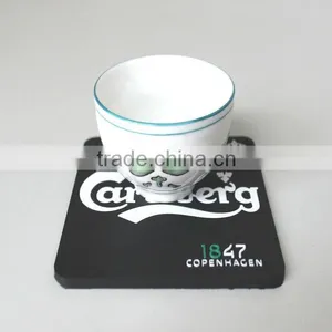 Eco-friendly Custom Design Rubber Coaster, 2d PVC Cup Mat, Drink Cup Pad thumbnail-1