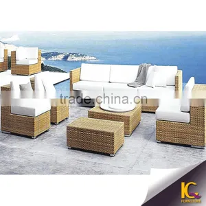 Top Sale Modern Brick Red Cheap Artistic Leather Queen Anne Sofa Set thumbnail-4