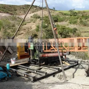 Hydraulic,700-1000m Depth,can Drill Hard Rock!!! HF-4T Tower Mounted Full Set Core Drilling Rig thumbnail-2