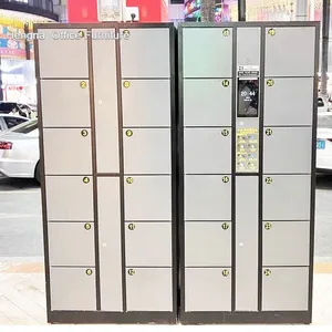 HN-W0GY Waterproof Gym Storage Locker for Fitness Center, Durable Metal Shell, Smart Card /QR Code Scanner Open Way, China Supplier Wholesale thumbnail-1