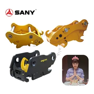 Original Sany SY35 Excavator Quick Coupler Attachment | Hydraulic Quick Hitch | Compatible thumbnail-2