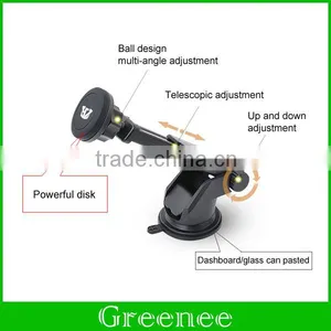 Universal Smartphone Dashboard and Windshield Mount Holder / Cradle - Compatible With All Smartphones thumbnail-6
