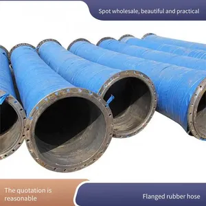 Large-diameter Rubber Hose for Dredger Suction and Discharge of Mud and Mortar Operations, Can be Processed, Soft, Langfeng thumbnail-1
