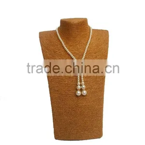Newest Design Paper Twine Miniature Mannequin Nacklace Display thumbnail-2