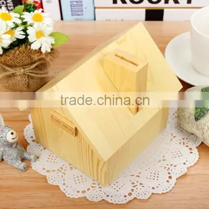 SEARUN New Design Wooden Money Saving Box thumbnail-3