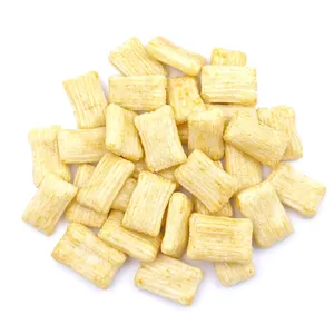 Baked Non-Fried Garlic Shoyu Rice Crackers, Ribbed Rectangular Japanese Rice Puff Snacks, Asian Savory Grain Snacks thumbnail-1