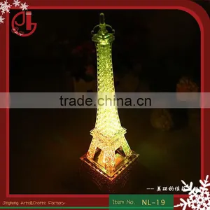 Romantic Eiffel Tower Night Lights Desk Bedroom Decoration Table LED Lamp Party Decoration thumbnail-1